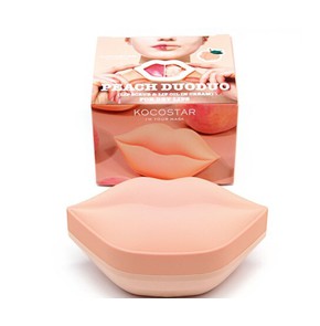 Kocostar Peach Duo Duo Lip Scrub & Lip Oil in Crea