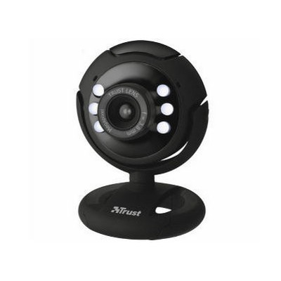 Computer Web Camera Hd1280X1024P Usb Black Spotlig