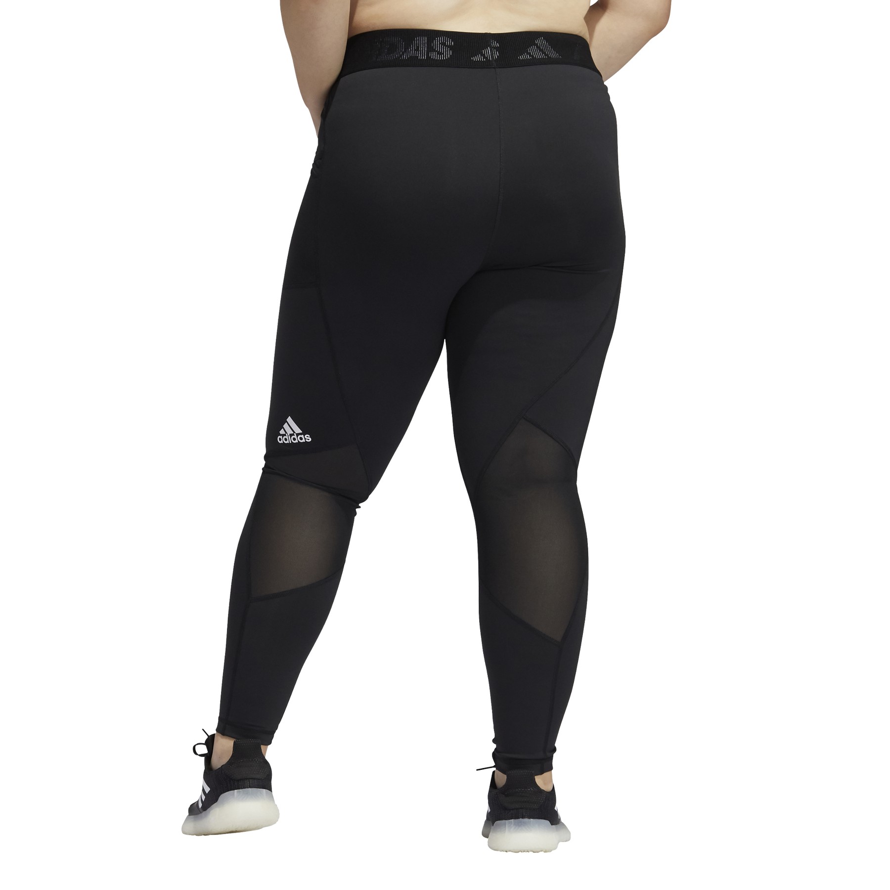 adidas women techfit badge of sport tights (plus size) (GL06