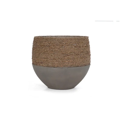 Γλάστρα Concrete - xl (41x41x36) - Des.02 Soulwork
