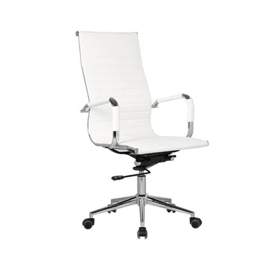Πολυθρόνα Διευθυντή PU 55x64x108/118cm BF3300 Λευκ
