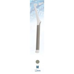 Intermed Chlorhexil Interdental Brushes M 1,2mm Μεσοδόντια Βουρτσάκια Γκρι, 5τμχ