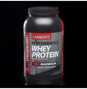 Lamberts Whey Protein Πρωτεΐνη με Γεύση Φράουλα, 1