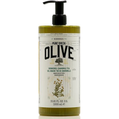 KORRES Pure Greek Olive Αφρόλουτρο Με Άρωμα Χαμομήλι 1000ml