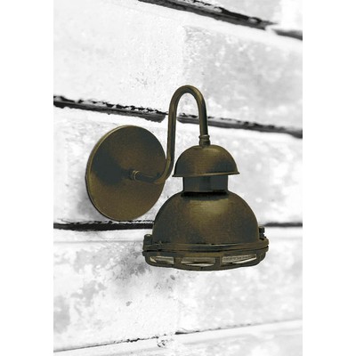 Brass Wall Light 60W Black Oxidation