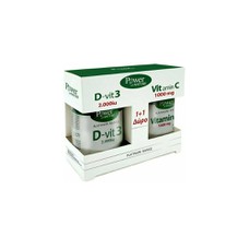 Power Health Promo Platinum Range D Vit3 2000iu 60 tabs & Gift Vitamin C 1000mg 20 tabs 