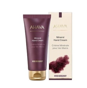 Ahava Vivid Burgundy Mineral Hand Cream, 100ml