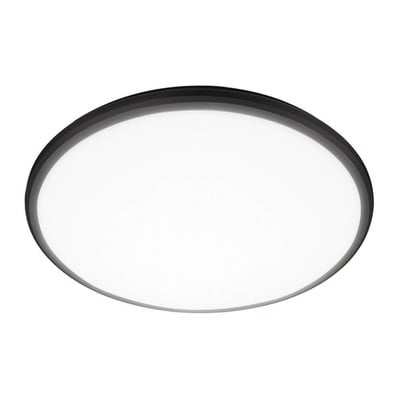 Aluminium Ceiling Light Black Led 24W 3000K Roni