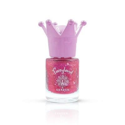 Garden Fairyland Nail Polish Glitter Pink Rosy 1 7