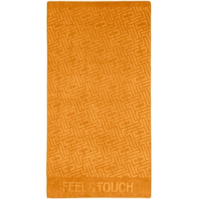 Πετσέτα Θαλάσσης Icon Curry 90x170 Feel and Touch 