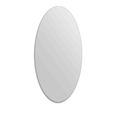 Oval Mirror glued