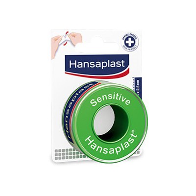 Hansaplast Αυτοκόλλητη Ταινία Στερέωσης Sensitive 5m x 2,5cm