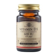 Solgar Vitamin D3 Συμπλήρωμα Διατροφής 600 IU (15 