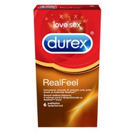 Durex Real Feel 6τμχ - Προφυλακτικά Πολύ Λεπτά Χωρ