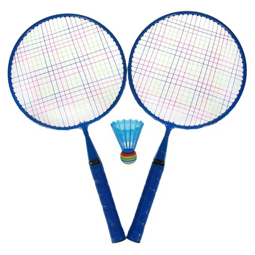 Reket badminton plava lopta