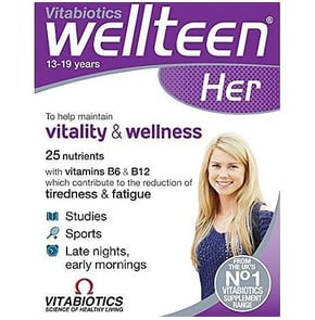 Vitabiotics Wellteen Her Συμπλήρωμα Διατροφής για 