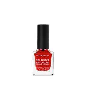 Korres Gel Effect Nail Colour No.48 Coral Red Βερν
