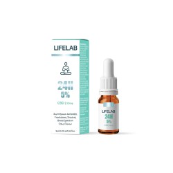 Lifelab CBD 24H 5% Συμπλήρωμα Διατροφής Σε Μορφή Ελαίου Για Ισορροπία & Ευεξία Του Οργανισμού 10ml