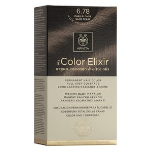 APIVITA Βαφή μαλλιών color elixir N6.78 ξανθό σκού