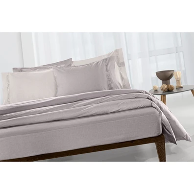 Σεντόνι Color Plus Melanze με Λάστιχο 120x200+32 g