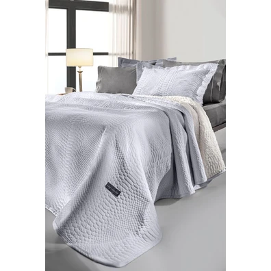 Κουβέρτα Ultrasoft Capsule Silver 220x240 + Δώρο Μ