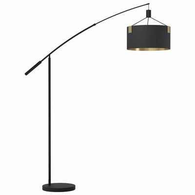 Floor Lamp Tortola Black/Gold 1Xe27