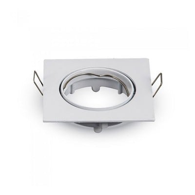 Recessed Spot Light Square Movable White Gu10