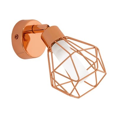 Wall Light Zapata Brass Colour With Satine Glass 3