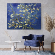 Van gogh almond blossom blue