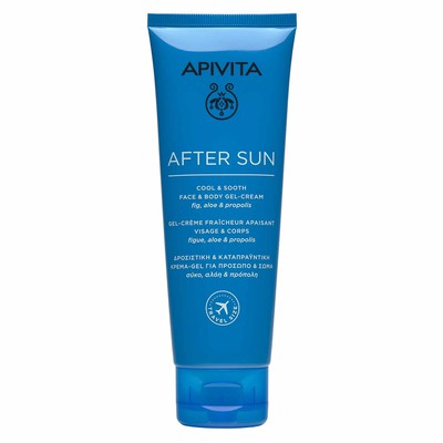Apivita After Sun Cool & Sooth Face & Body Gel-Cre