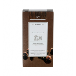 Korres Argan Oil Advanced Colorant 5,7 Σοκολατί Βαφή Για Τα Μαλλιά 50ml.