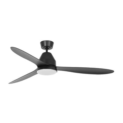 Ceiling Fan Whitehaven Black With Led Lamp 142cm L