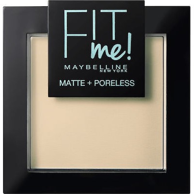 MAYBELLINE Fit Me Matte & Poreless Powder Πούδρα Για Ματ & Φυσική Κάλυψη No105 Natural Ivory 9g