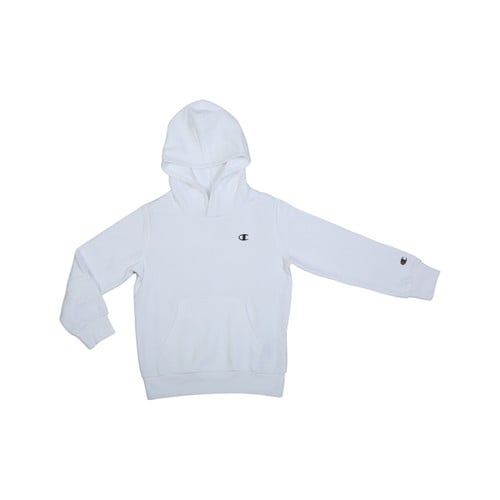 Champion Boy Hooded Sweatshirt (306576)-WHITE