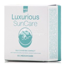 Intermed Luxurious SunCare Silk Cover BB Compact SPF50 (03 | Medium Dark) - Αντιηλιακή Πούδρα, 12gr