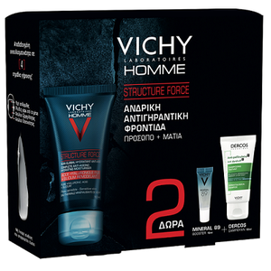 VICHY Homme Structure force 50ml & ΔΩΡΟ Dercos ant