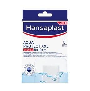 Hansaplast Med Antibacterial Aqua Protect XXL 8x10