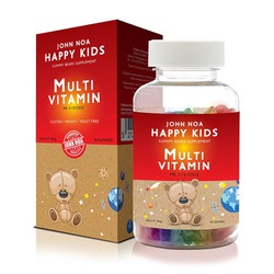 John Noa Happy Kids Multi Vitamin Παιδική Πολυβιταμίνη 90 Ζελεδάκια