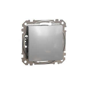 Sedna Design & Elements 1-Way Switch Aluminium SDD
