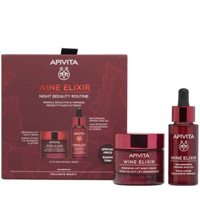 Apivita Wine Elixir Κρέμα Νύχτας για Ανανέωση & Li