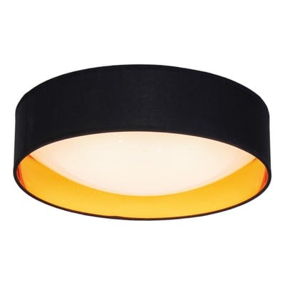 Ceiling Light Black With Gold Led 24W 3000K Alice