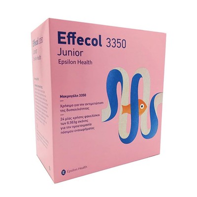 EPSILON HEALTH Effecol Junior 3350 Για Την Αντιμετώπιση Της Δυσκοιλιότητας x24 Φακελάκια