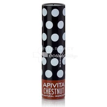 Apivita Lip Care Chesnut TINTED - Balm Χειλιών με Κάστανο, 4.4gr