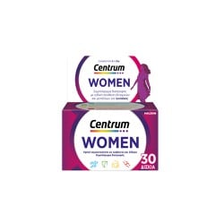 Centrum Women A To Zinc Πολυβιταμίνη Ειδικά Σχεδιασμένη Για Τη Γυναίκα 30 ταμπλέτες