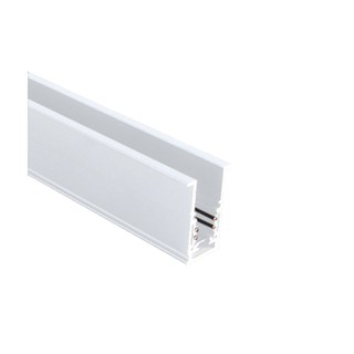 Magnetic Recessed Track 3m White 2084W-3