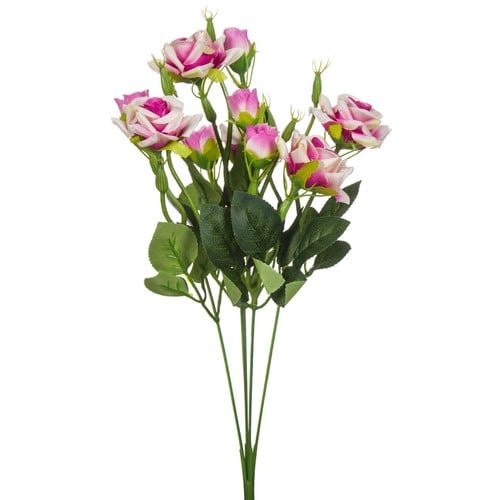 Buqetë Me Lule Dekoruese Trëndafila Lejla 43 Cm