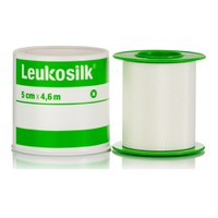 Bsn Leukosilk 5cm x 4.6m - Αυτοκόλλητη Επιδεσμική 
