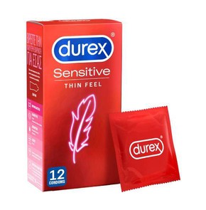 Durex Condom Sensitive Προφυλακτικά, 12τμχ