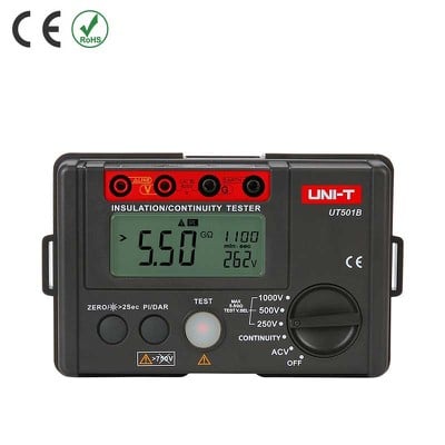 Insulation Resistance Tester 250V/ 500V/ 1000V 0,1