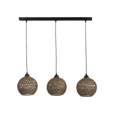 Hanging Ceiling Light 3 Lights Silk Ce Bl-Natural 